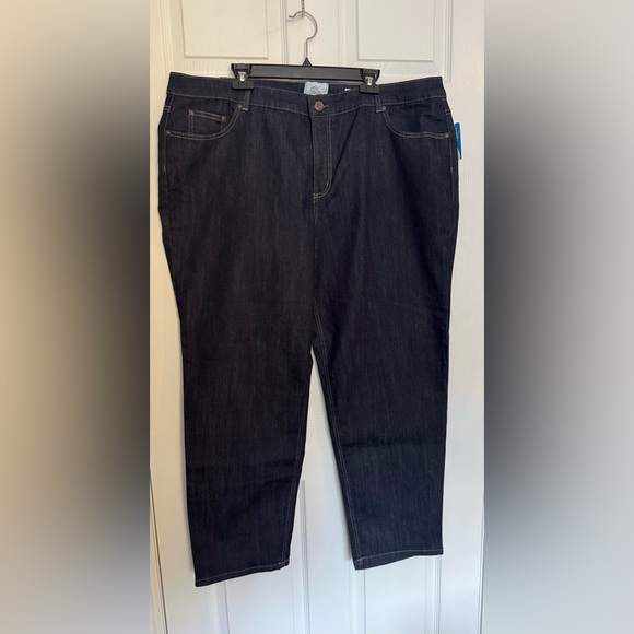 Dark Blue Denim Just My Size Women’s Jeans sz24W - Picture 1 of 16
